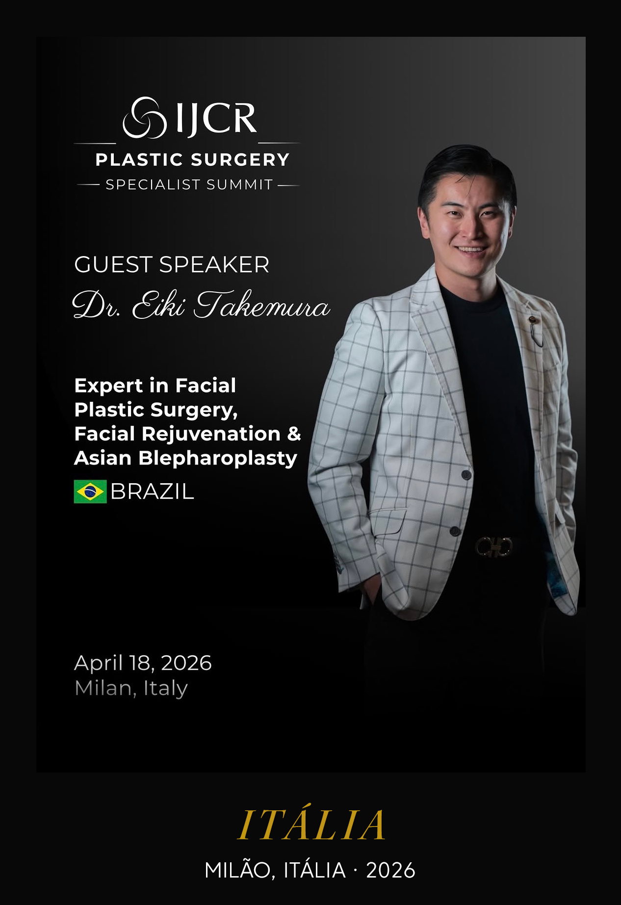 IJCR Plastic Surgery Specialist Summit — Milão 2026