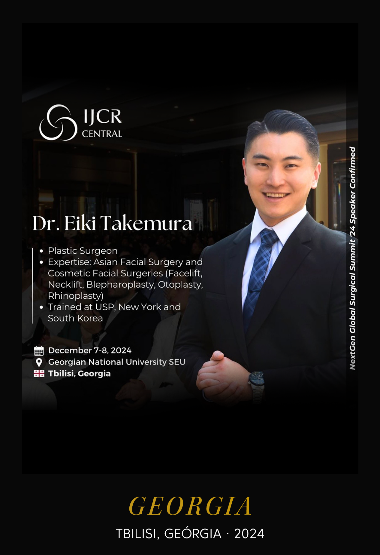 Dr. Eiki Takemura — Palestrante Internacional