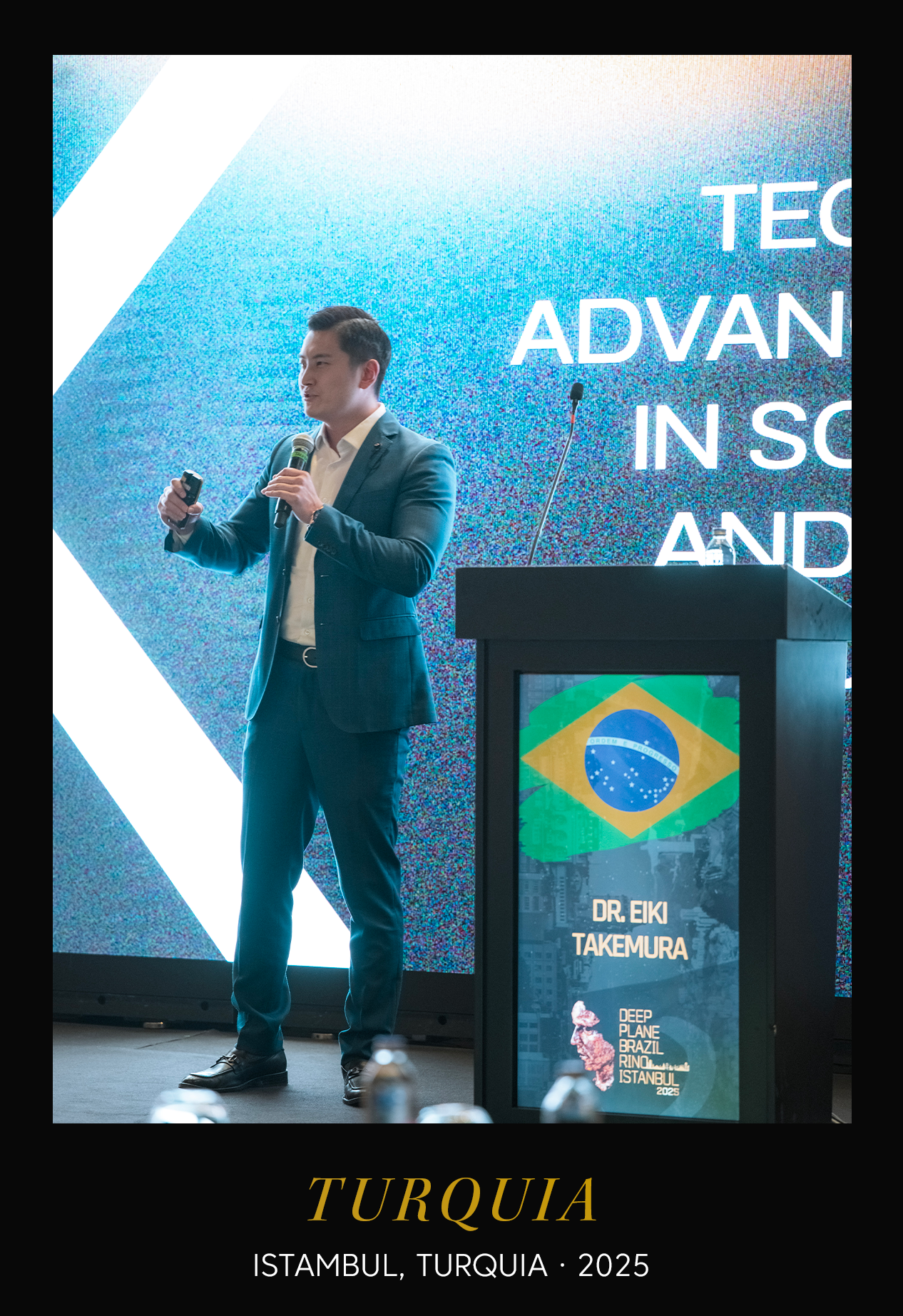 Dr. Eiki Takemura — Presença Internacional
